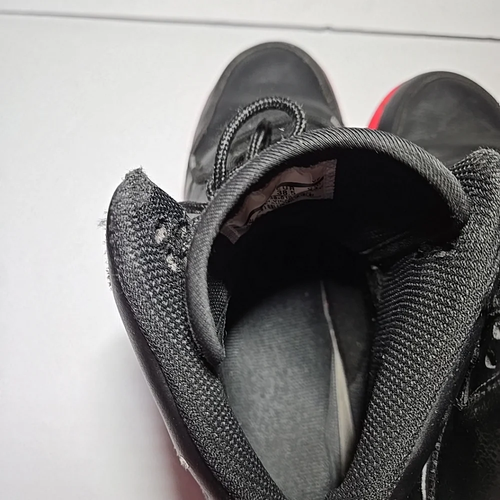Nike Air Jordan 1 Flight 5 Black/Red Or Pink Sz 6Y Gently Worn - Picture 7 of 12